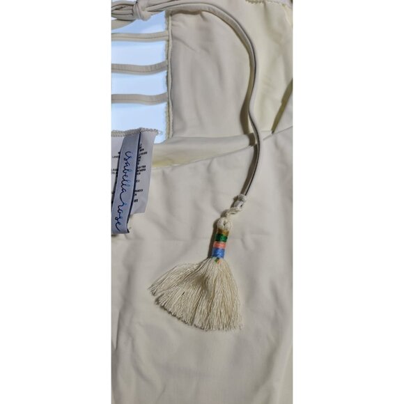 ISABELA ROSE ONE PIECE SWIMSUIT WOMENS COLOR BEIGE SIZE SMALL - Picture 7 of 9